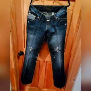 Distressed Denim Jeans